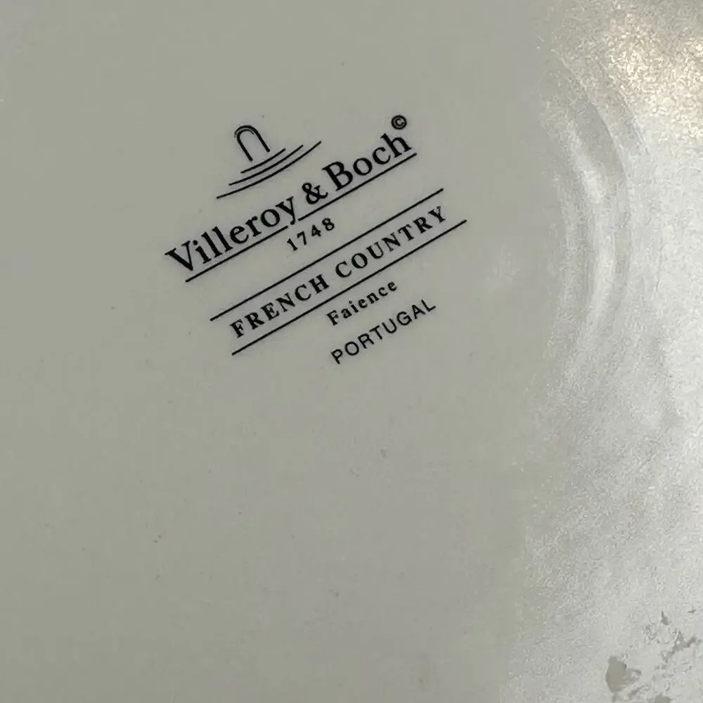 VILLEROY & BOCH‎ French Country 17” Chop Plate Round Serving Platter Portugal